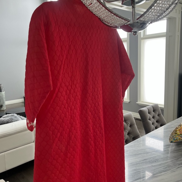 Vintage quilted nylon zip up dressing gown size small - Picture 5 of 17